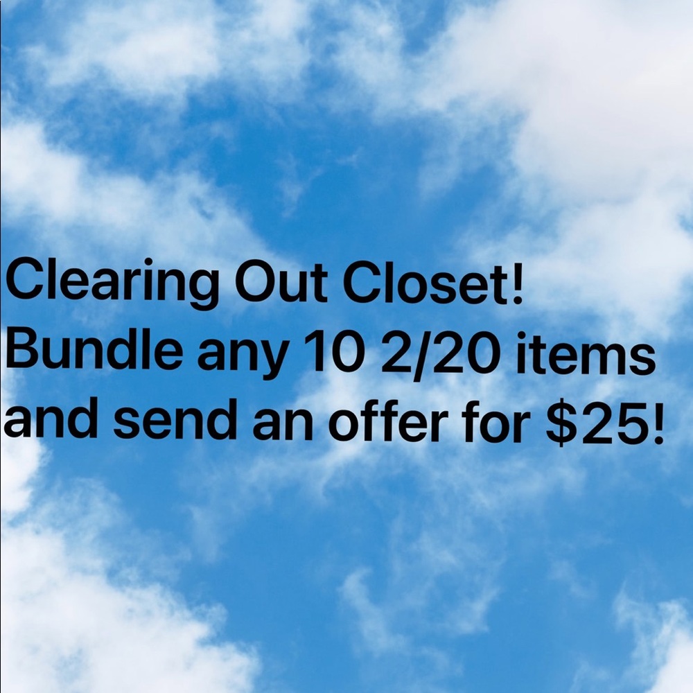 Reseller! Clearing out closet! 10 for $25